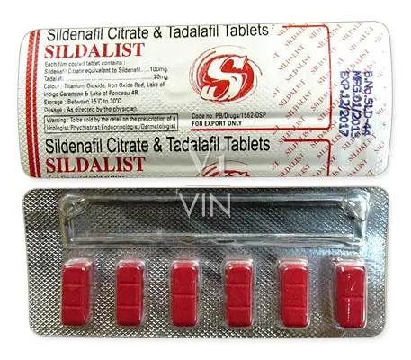 Sildenafil Citrato 100 Mg / Tadalafil 20 Mg